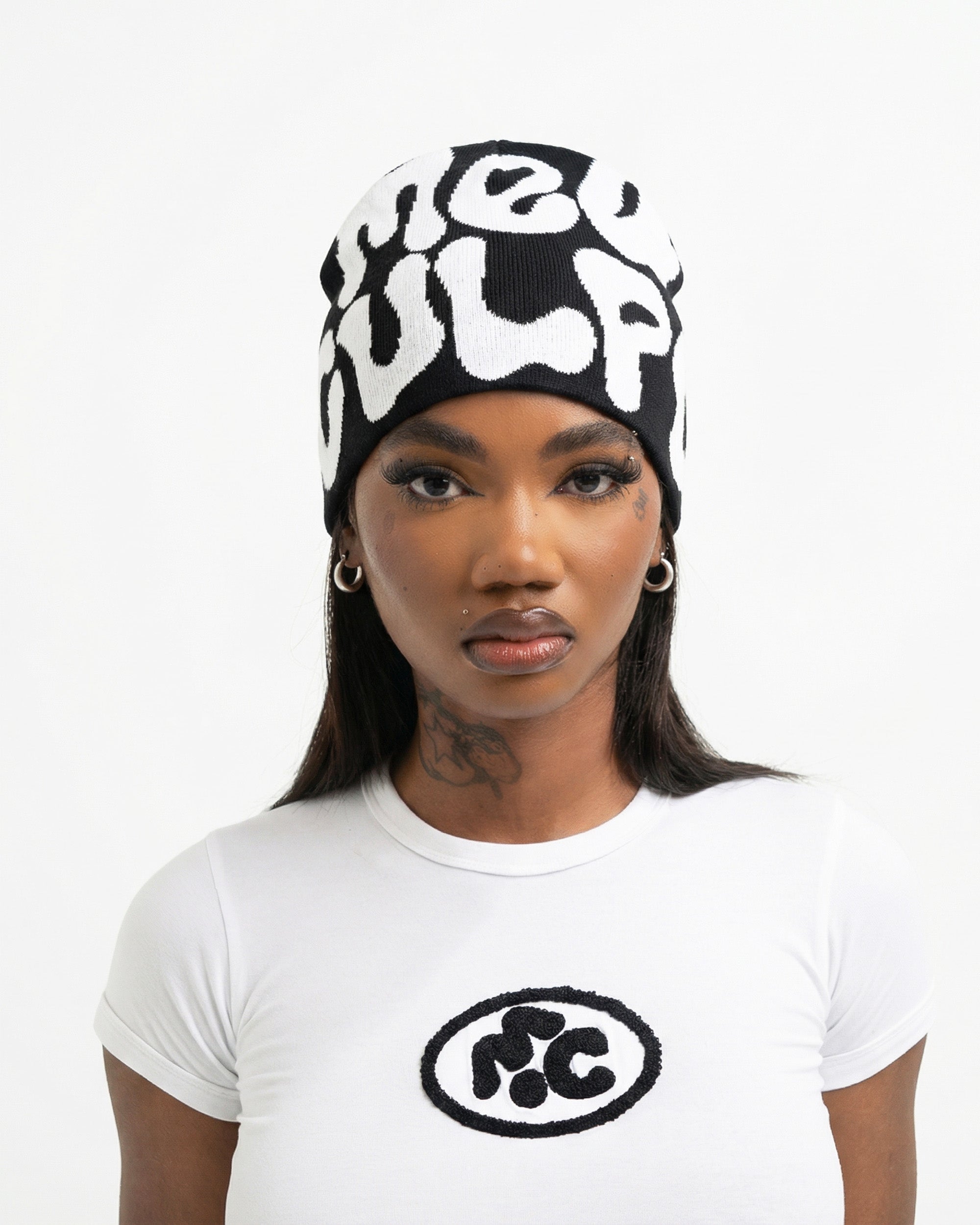 初期LGB ワッフル ビーニー CAP カモフラージュ 迷彩 ルグランブルー SPARCLE BLACKカモフラニットビーニー | SPARCLE BLACK